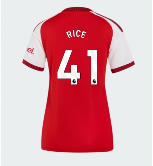 Arsenal Declan Rice #41 Domácí Dres pro Dámské 2026-27 Krátký Rukáv Arsenal Declan Rice #41 Domácí Dres pro Dámské 2026-27 Krátký Rukáv